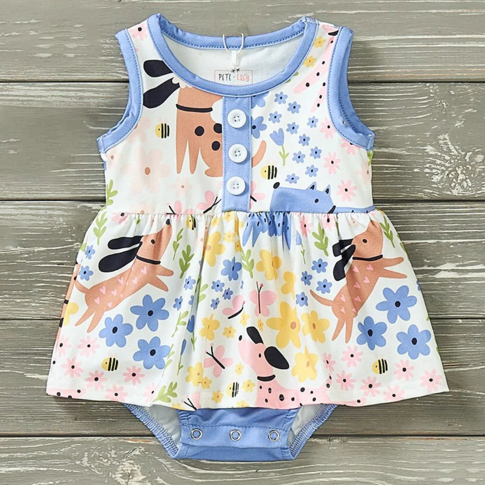 Bark in the Park Girls Romper