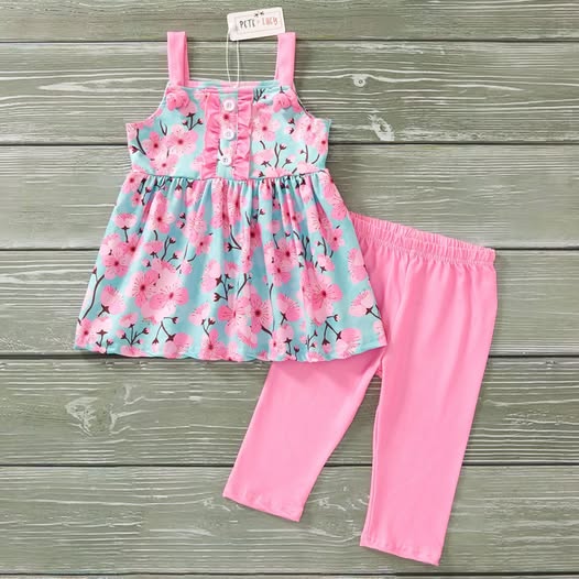 Blossoming Cherries 2 Pc Crop Set