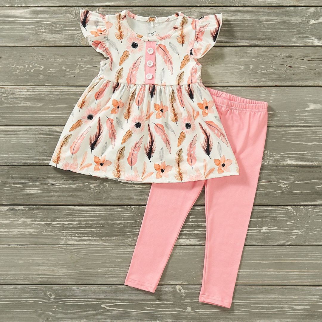 Fancy Feathers 2 Pc Set