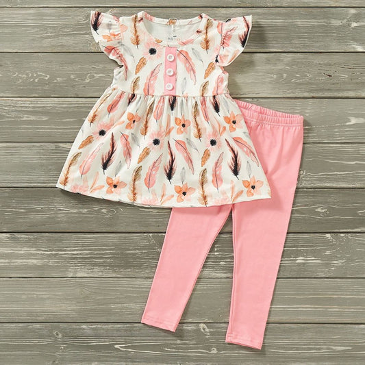 Fancy Feathers 2 Pc Set