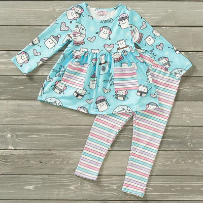 Marshmallow World 2 pc Pant Set