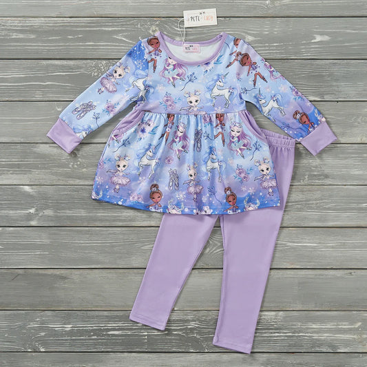 Wintry Dance 2 pc Pant Set