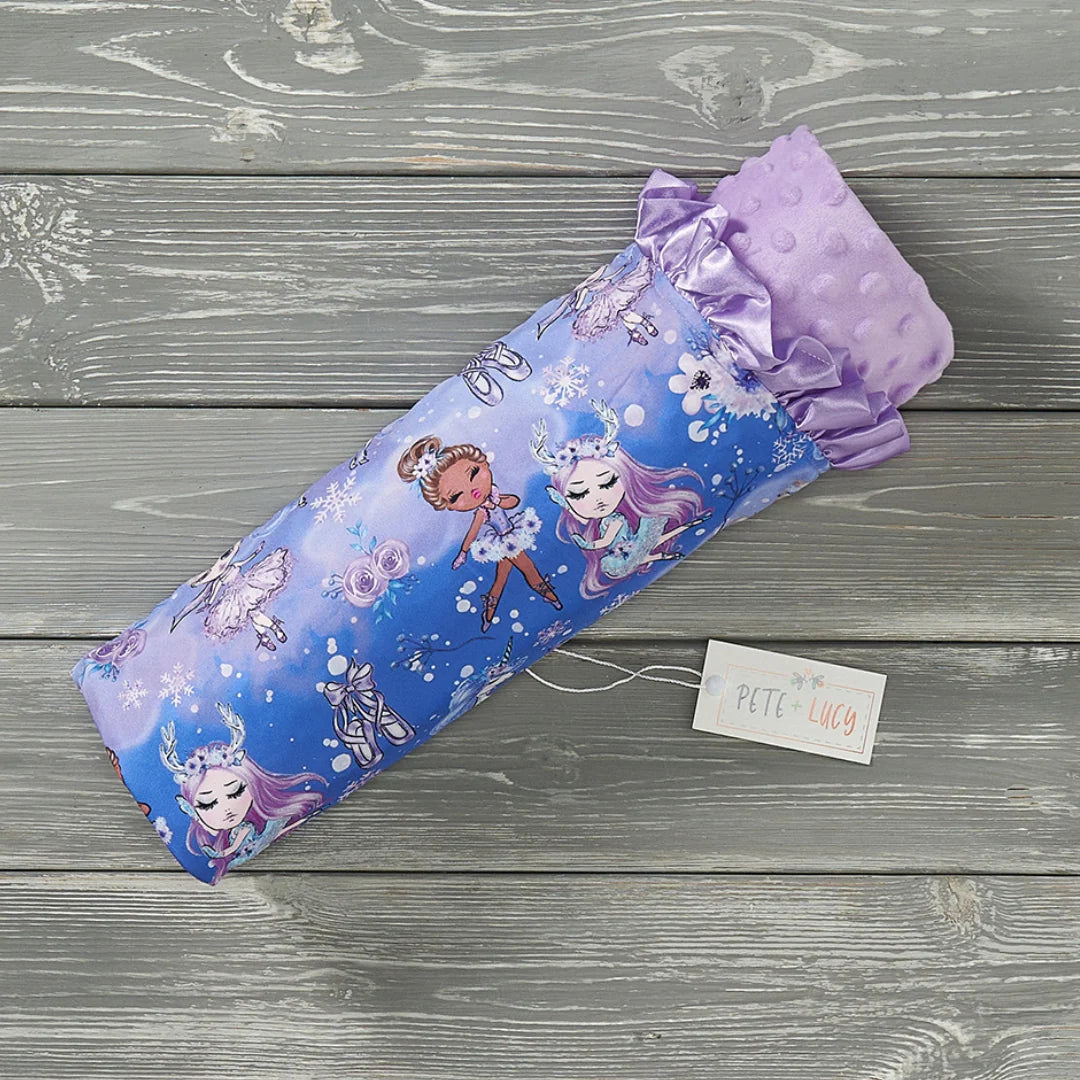 Wintry Dance Minky Blanket